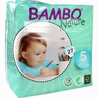Bambo Nature Junior Babywindel 12- 22kg 6 x 27 Stück
