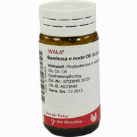 Bambusa E Nodo D6 Globuli 20 g