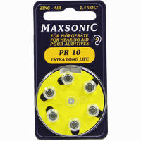 Batterie für Hörgeräte Maxsonic Pr10 6 Stück