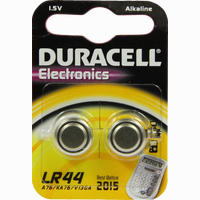 Batterie Knopfzelle Lr44- A76 Duracell 2 Stück