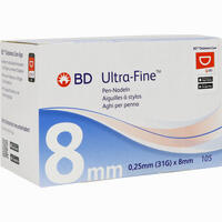 Bd Ultra- Fine Pen- Nadel 8 Mm Kanülen 105 Stück