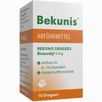 Bekunis Dragees Bisacodyl 5mg Tabletten 10 Stück