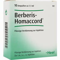 Berberis Homaccord Ampullen 10 Stück