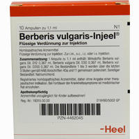 Berberis Vulg Inj Ampullen 10 Stück