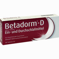 Betadorm D Tabletten 10 Stück