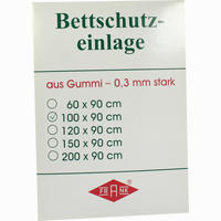 Bettschutzeinlage Aus Gummi 100x90cm 1 Stück
