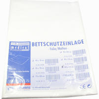 Bettschutzeinlage Folie/Molton 100x150cm 1 Stück