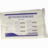 Bettschutzeinlage Folie Weiß 150x90cm 1 Stück