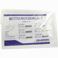 Bettschutzeinlage Folie Weiß 60x90cm 1 Stück