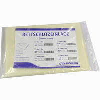 Bettschutzeinlage Gummi Creme 150x90cm 1 Stück