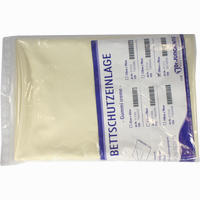 Bettschutzeinlage Gummi Creme 200x90cm 1 Stück