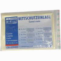 Bettschutzeinlage Gummi Creme 45x60cm 1 Stück