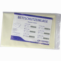 Bettschutzeinlage Gummi Creme 60x90cm 1 Stück