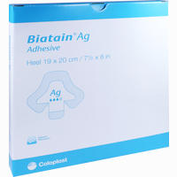 Biatain Ag Schaumverband Ferse 19x20cm Coloplast 5 Stück