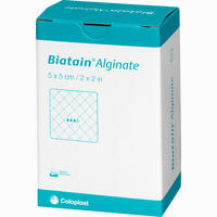 Biatain Alginate Kompressen 5x5cm Verband Coloplast 30 Stück