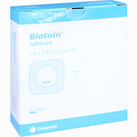 Biatain Schaumverband 7.5x7.5 Cm Selbst Haftend B2b medical 10 Stück