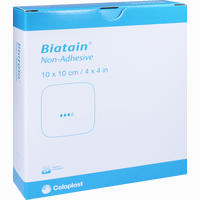 Biatain Schaumverband Nichthaftend 10x10cm 3410 10 Stück