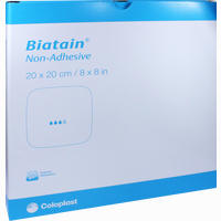 Biatain Schaumverband Nichthaftend 20x20cm 3416 5 Stück