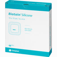 Biatain Silicone Schaumverband 10x10cm Coloplast 10 Stück