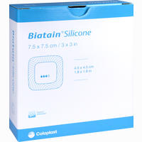 Biatain Silicone Schaumverband 7.5x7.5 Cm B2B Medical 10 Stück