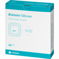Biatain Silicone Schaumverband 7.5x7.5cm Coloplast 10 Stück