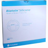 Biatain Silicone Schaumverband Ferse 18x18 Cm 5 Stück