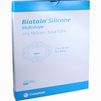 Biatain Silicone Schaumverband Multishape 14x19.5 Cm 5 Stück
