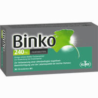 Binko 240 Mg Filmtabletten 30 Stück