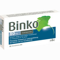 Binko 80 Mg Filmtabletten 30 Stück