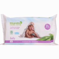 Bio Feuchttücher Baby 100% Bio Baumwolle Masmi 60 Stück