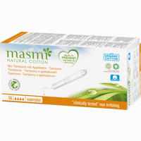 Bio Tampons Super Plus & Apl. 100% Bio Baumw Masmi 14 Stück