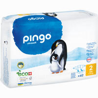 Bio Windeln Mini 3- 6kg Pinguin - Pingo Swiss 42 Stück