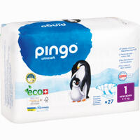 Bio Windeln New Born 2- 5kg Pinguin - Pingo Swiss 27 Stück