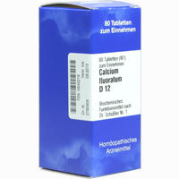 Biochemie 1 Calcium Fluoratum D12 Tabletten Iso-arzneimittel 80 Stück