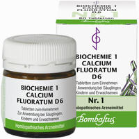 Biochemie 1 Calcium Fluoratum D6 Tabletten 80 Stück