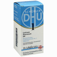 Biochemie 1 Calcium Fluoratum D6 Tabletten Dhu-arzneimittel 200 Stück