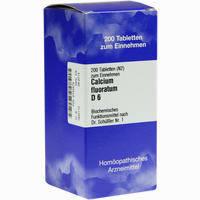 Biochemie 1 Calcium Fluoratum D6 Tabletten Iso-arzneimittel 200 Stück
