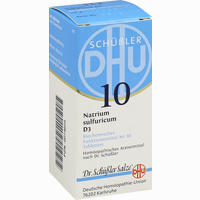 Biochemie 10 Natrium Sulfuricum D3 Tabletten Dhu-arzneimittel 80 Stück