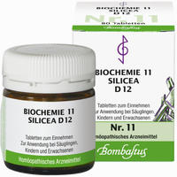 Biochemie 11 Silicea D12 Tabletten 80 Stück