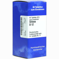 Biochemie 11 Silicea D12 Tabletten Iso-arzneimittel 80 Stück