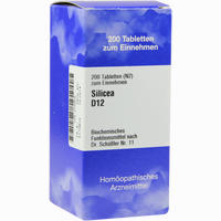 Biochemie 11 Silicea D12 Tabletten Iso-arzneimittel 200 Stück