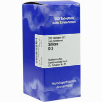 Biochemie 11 Silicea D3 Tabletten 200 Stück