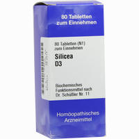 Biochemie 11 Silicea D3 Tabletten Iso-arzneimittel 80 Stück