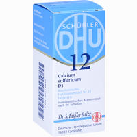 Biochemie 12 Calcium Sulfuricum D3 Tabletten Dhu-arzneimittel 80 Stück