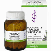 Biochemie 12 Calcium Sulfuricum D6 Tabletten 500 Stück