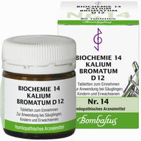 Biochemie 14 Kalium Bromatum D12 Tabletten 80 Stück