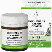 Biochemie 15 Kalium Jodatum D6 Tabletten 80 Stück