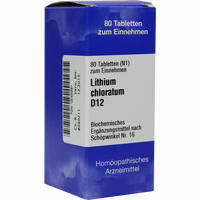 Biochemie 16 Lithium Chloratum D12 Tabletten 80 Stück