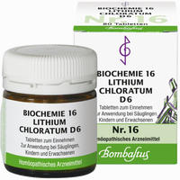 Biochemie 16 Lithium Chloratum D6 Tabletten 80 Stück