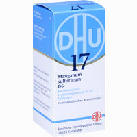 Biochemie 17 Manganum Sulfuricum D6 Tabletten Dhu-arzneimittel 80 Stück